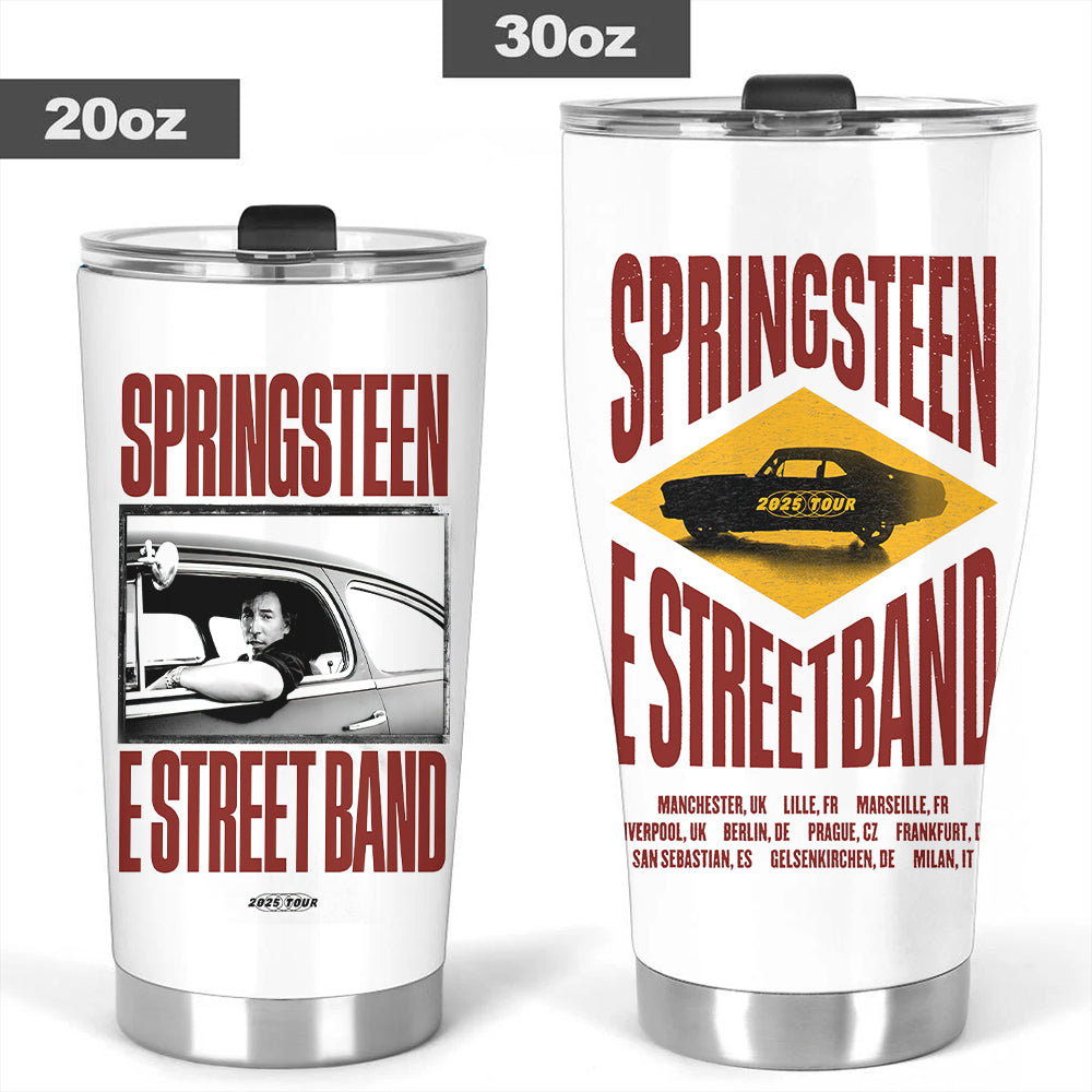 Bruce Springsteen x The E Street Band 2025 Tour Tumbler Cup – TANTN16851