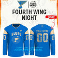 St. Louis Blues x Fourth Wing Night 2026 Hockey Jersey