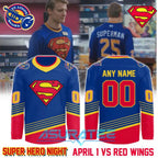 St. Louis Blues x Supper Hero Night 2025 Hockey Jersey