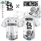 St. Louis Cardinals x One Piece Jersey 2026 Luffy Gear 5