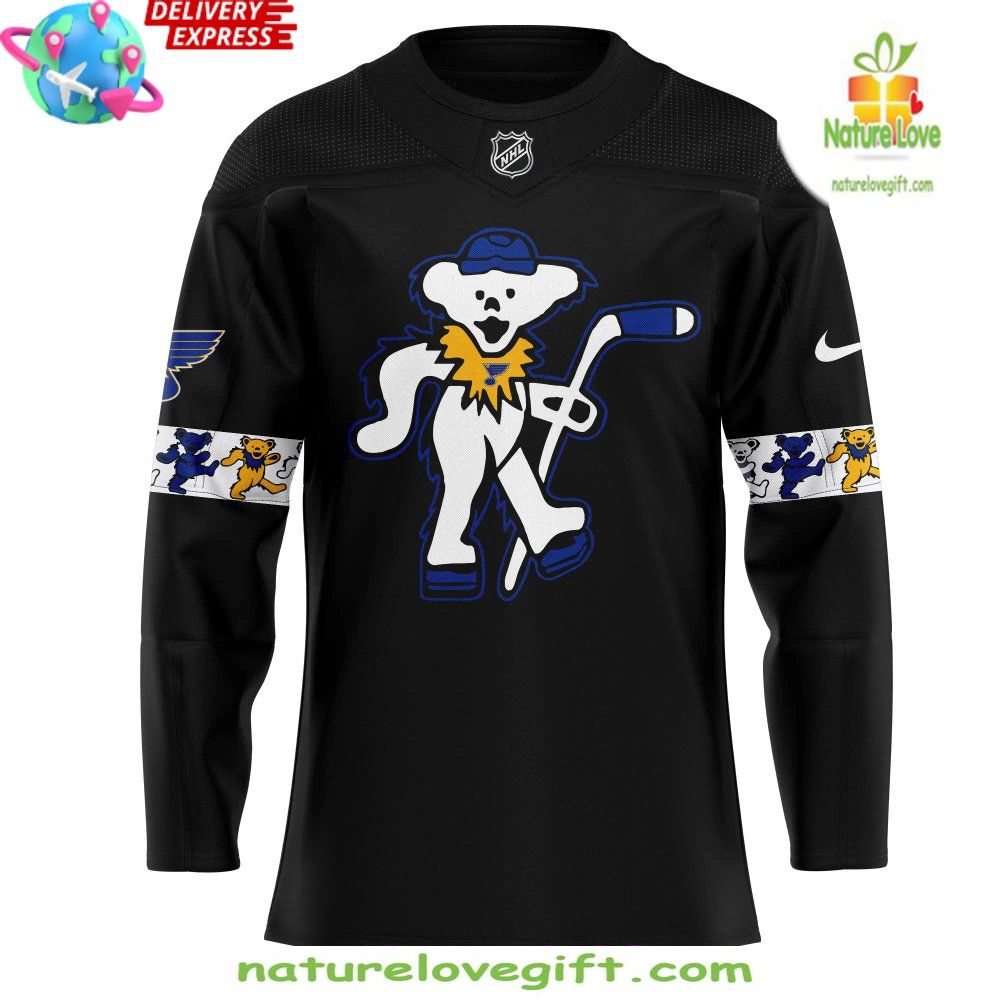 Blues Grateful Dead Hockey Jersey St Louis NHL Fan Gear