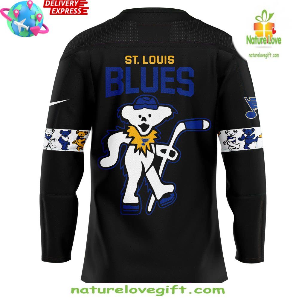 Blues Grateful Dead Hockey Jersey St Louis NHL Fan Gear