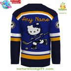 Hello Kitty St Louis Blues Plush Hockey Jersey