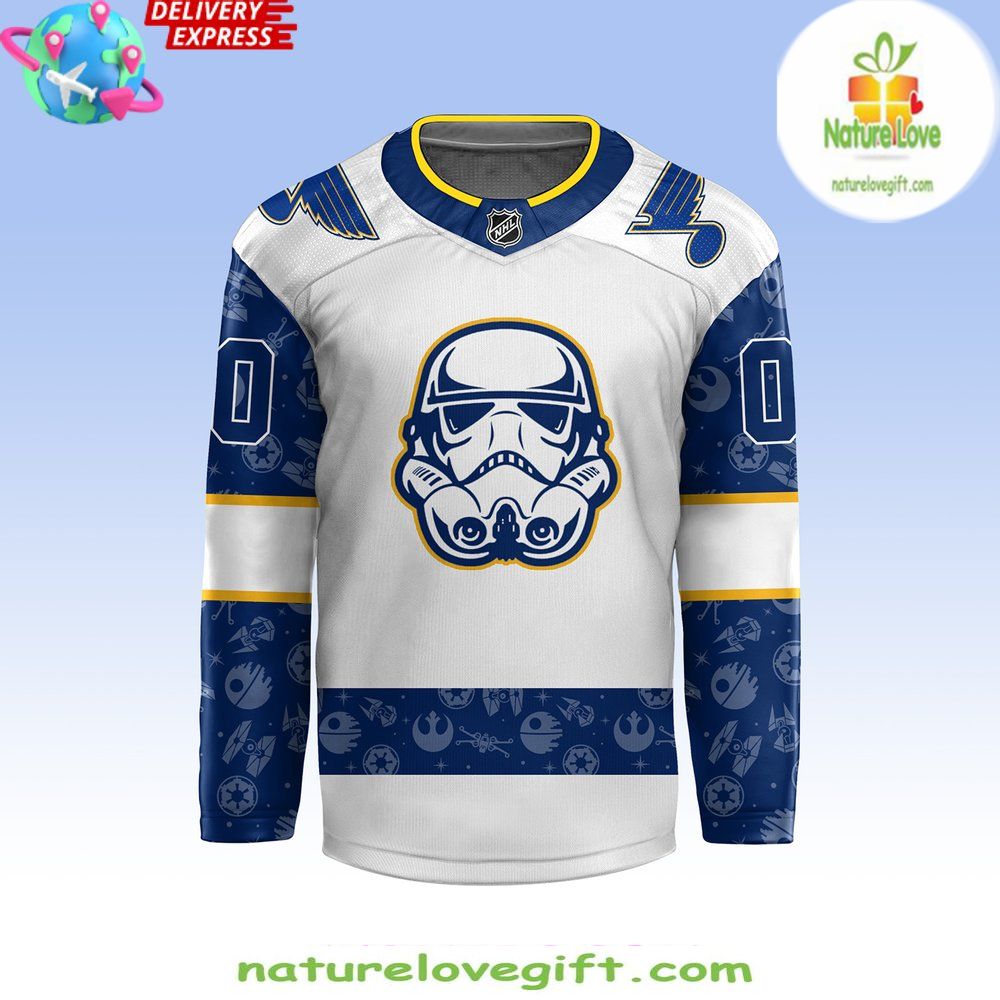 St Louis Blues Star Wars Night 2026 Hockey Jersey Custom