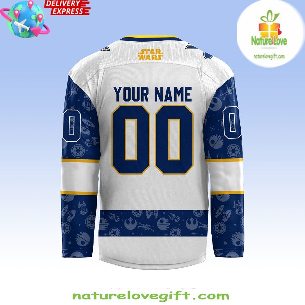 St Louis Blues Star Wars Night 2026 Hockey Jersey Custom