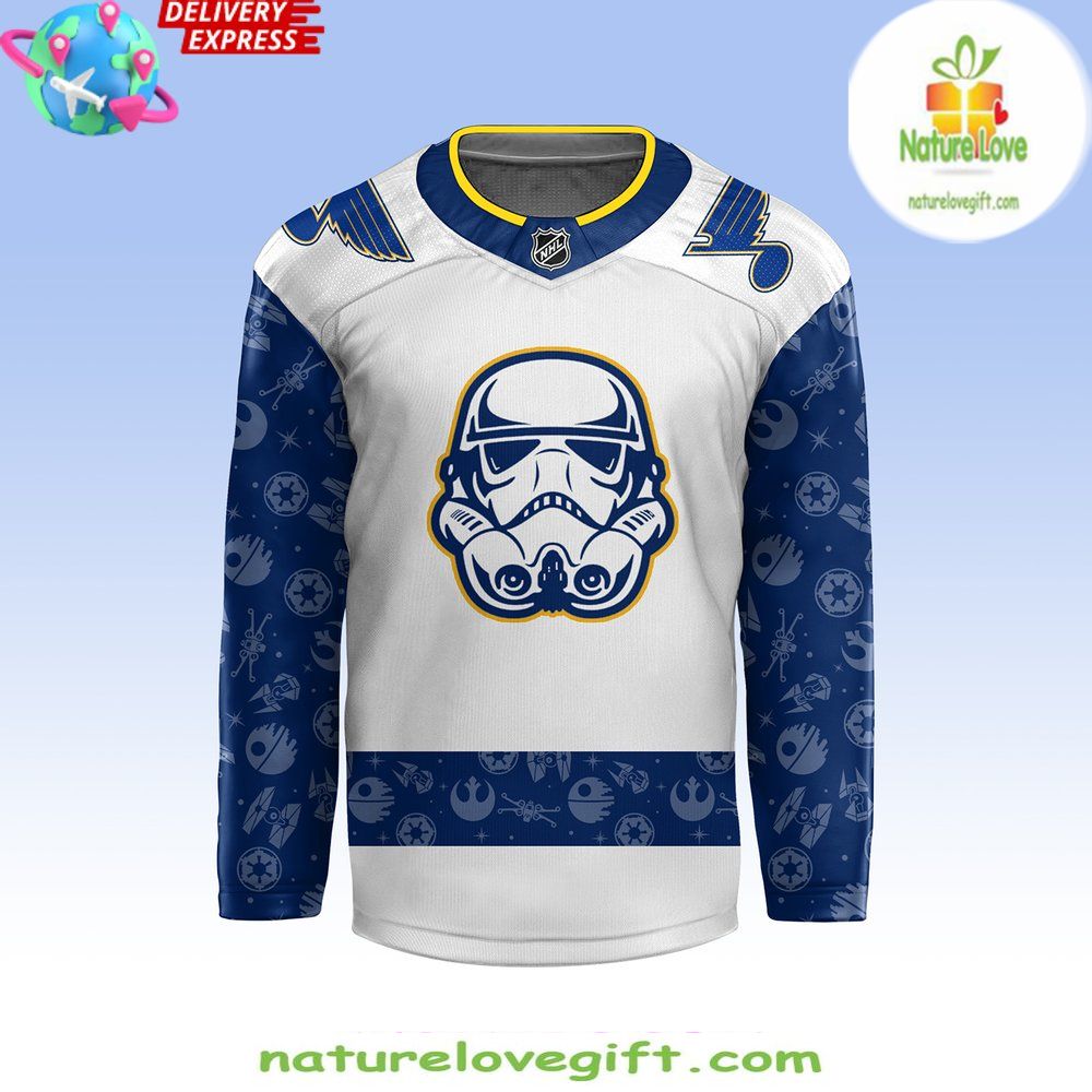 St Louis Blues Star Wars Night 2026 Hockey Jersey