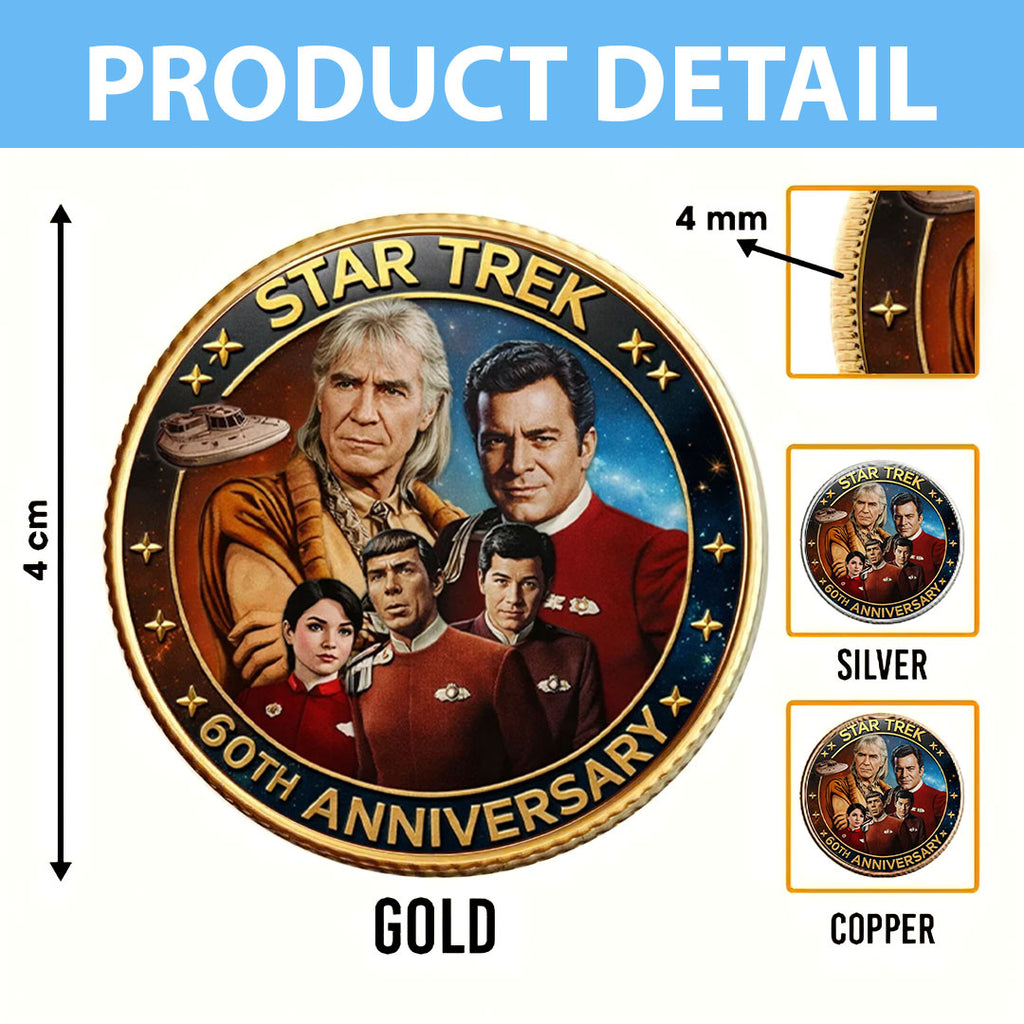 Star Trek 60th Anniversary 2026 Commemorative Coin – TMTHU5382