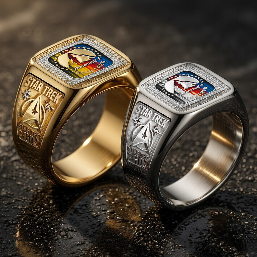 Star Trek 60th Anniversary 3D Engraved Ring – TMTHU6839