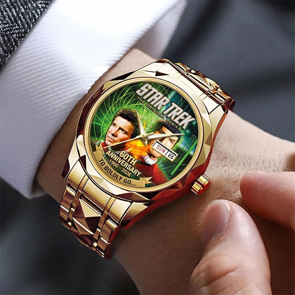 Star Trek 60th Anniversary Alloy Luxury Quartz Watch - TMTHU7845