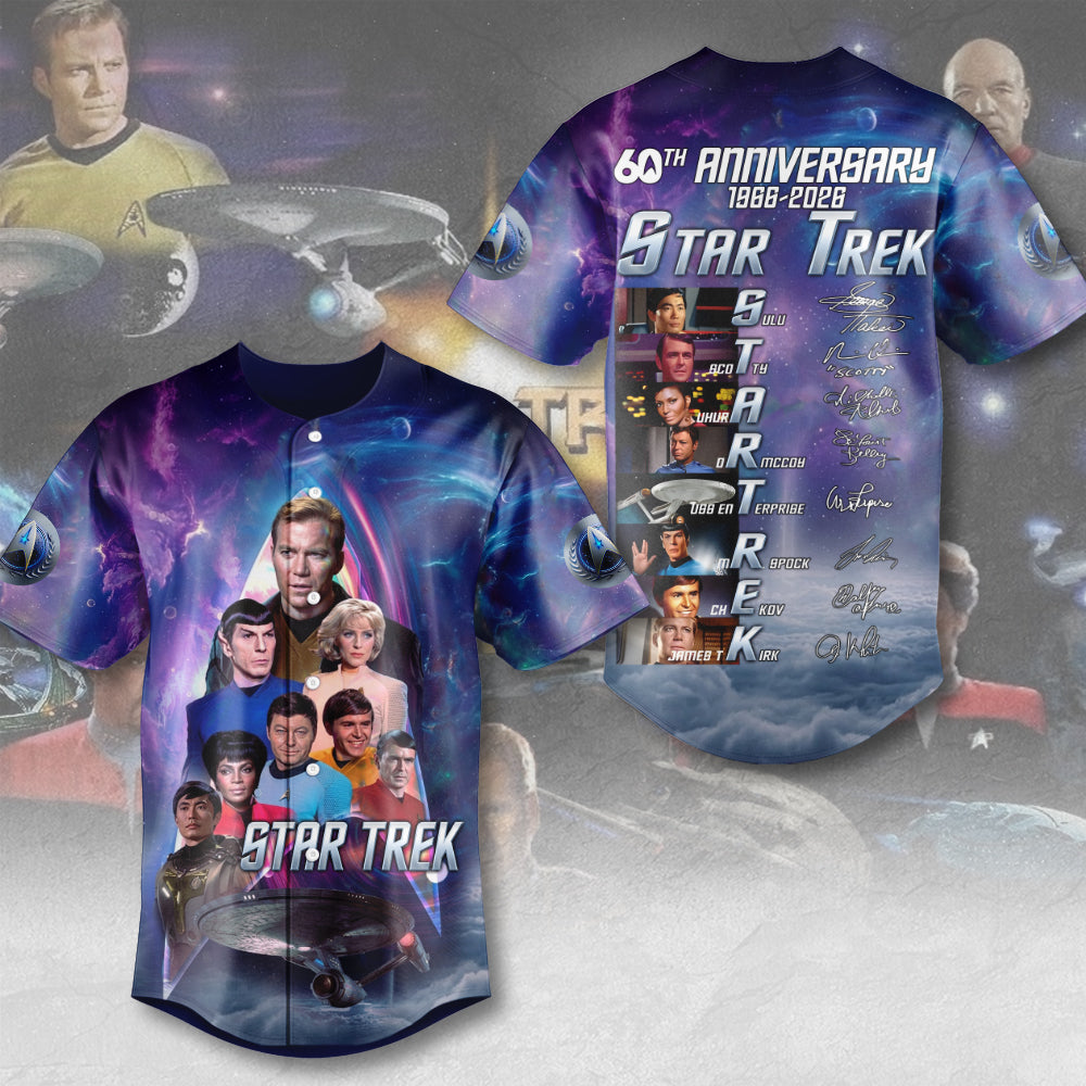 Star Trek 60th Anniversary Baseball Jersey – TMTHU7417