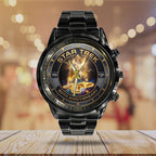 Star Trek 60th Anniversary Black Stainless Steel Watch - TMTHU7448