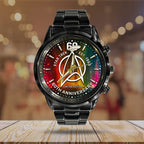 Star Trek 60th Anniversary Black Stainless Steel Watch - TMTHU8620