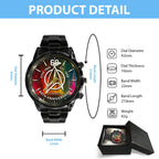 Star Trek 60th Anniversary Black Stainless Steel Watch - TMTHU8620