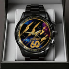 Star Trek 60th Anniversary Black Stainless Steel Watch - TMTHU9051