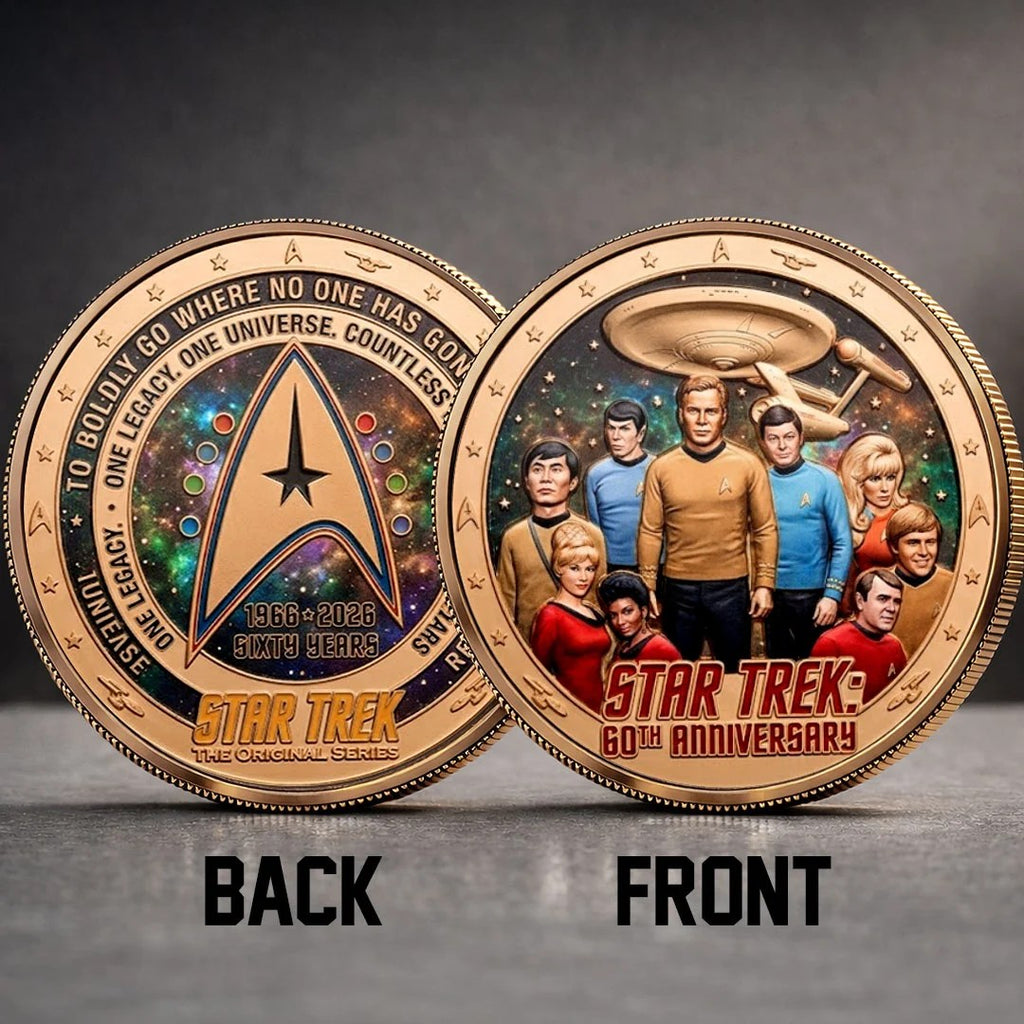 Star Trek 60th Anniversary Commemorative Coin – TMTHU8784