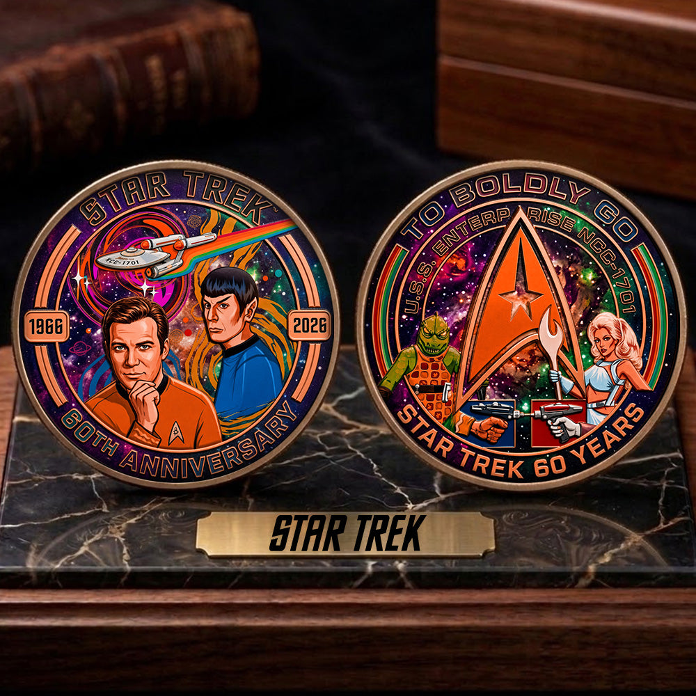 Star Trek 60th Anniversary Commemorative Coin – TMTHU8135