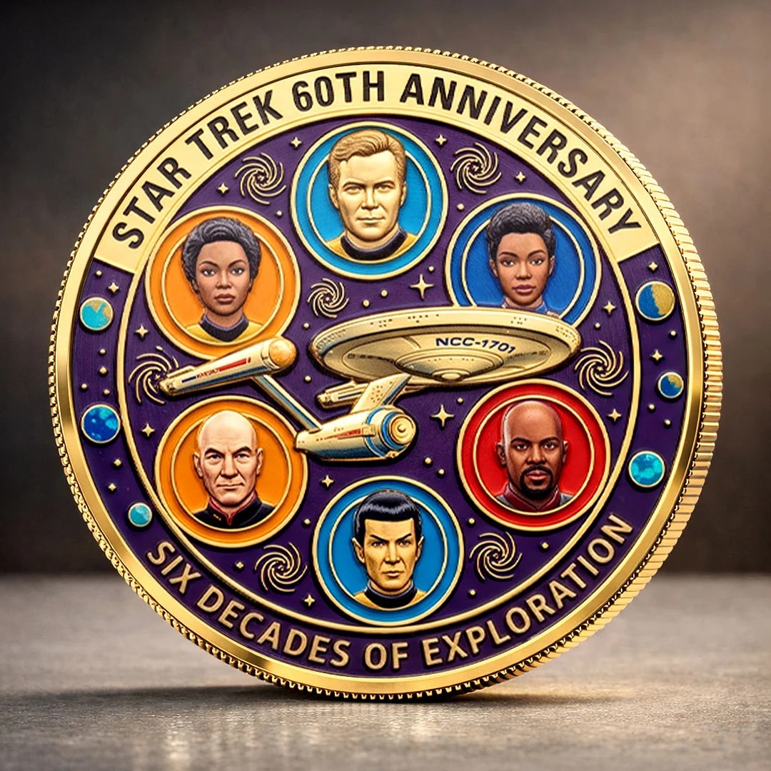 Star Trek 60th Anniversary Commemorative Coin – TMTHU9232