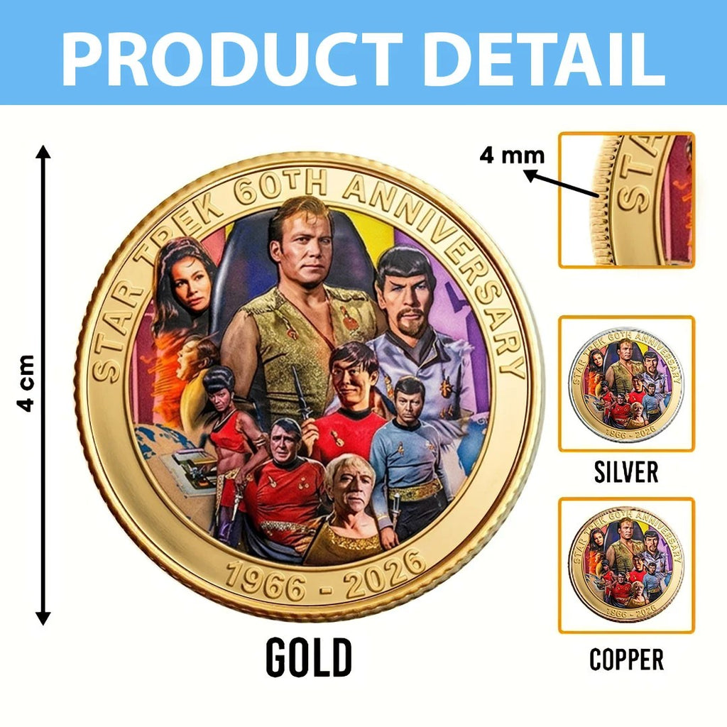 Star Trek 60th Anniversary Commemorative Coin – TMTHU9556