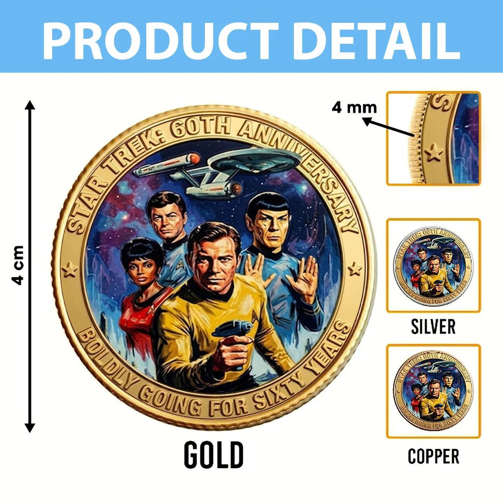 Star Trek 60th Anniversary Commemorative Coin – TMTHU9557