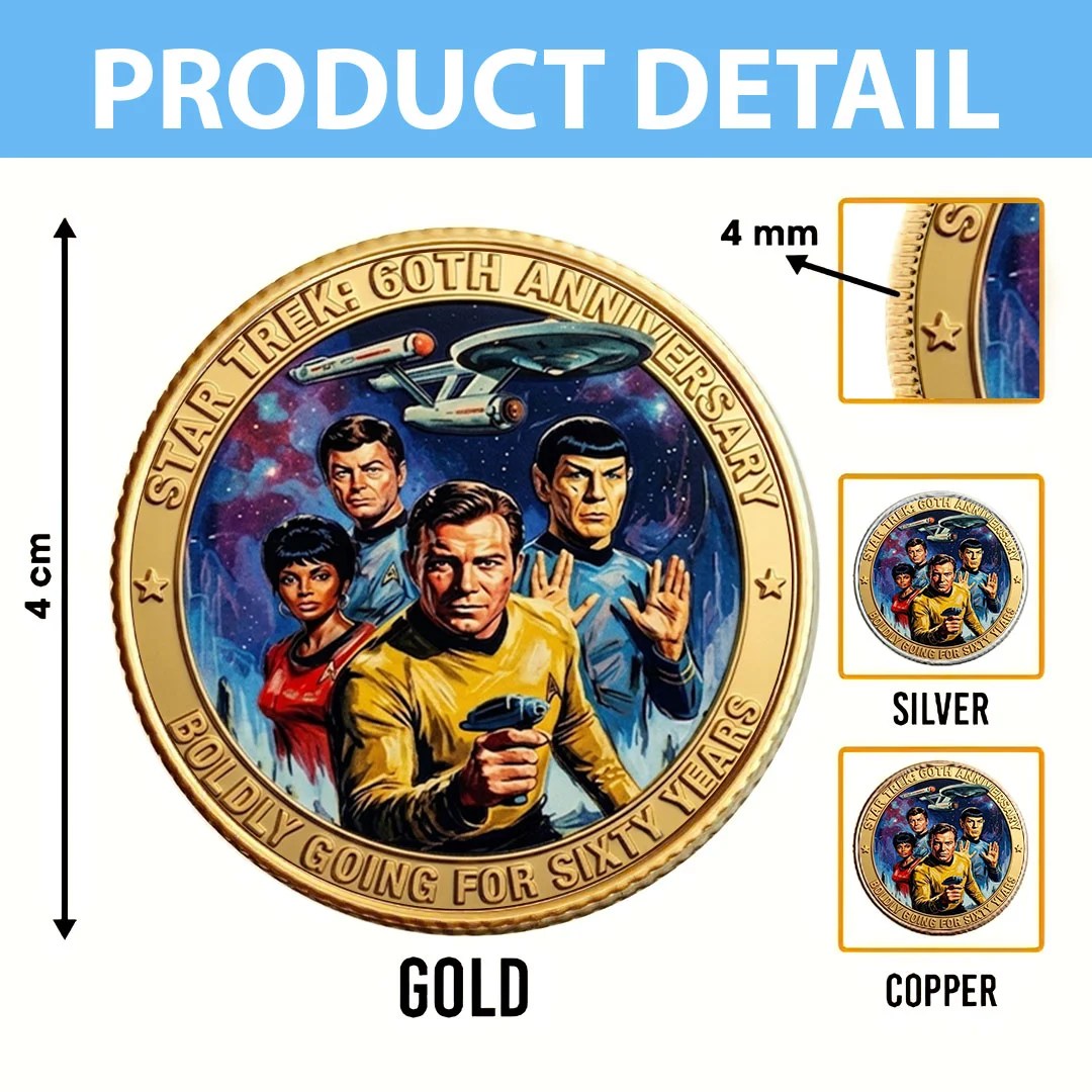Star Trek 60th Anniversary Commemorative Coin – TMTHU9557