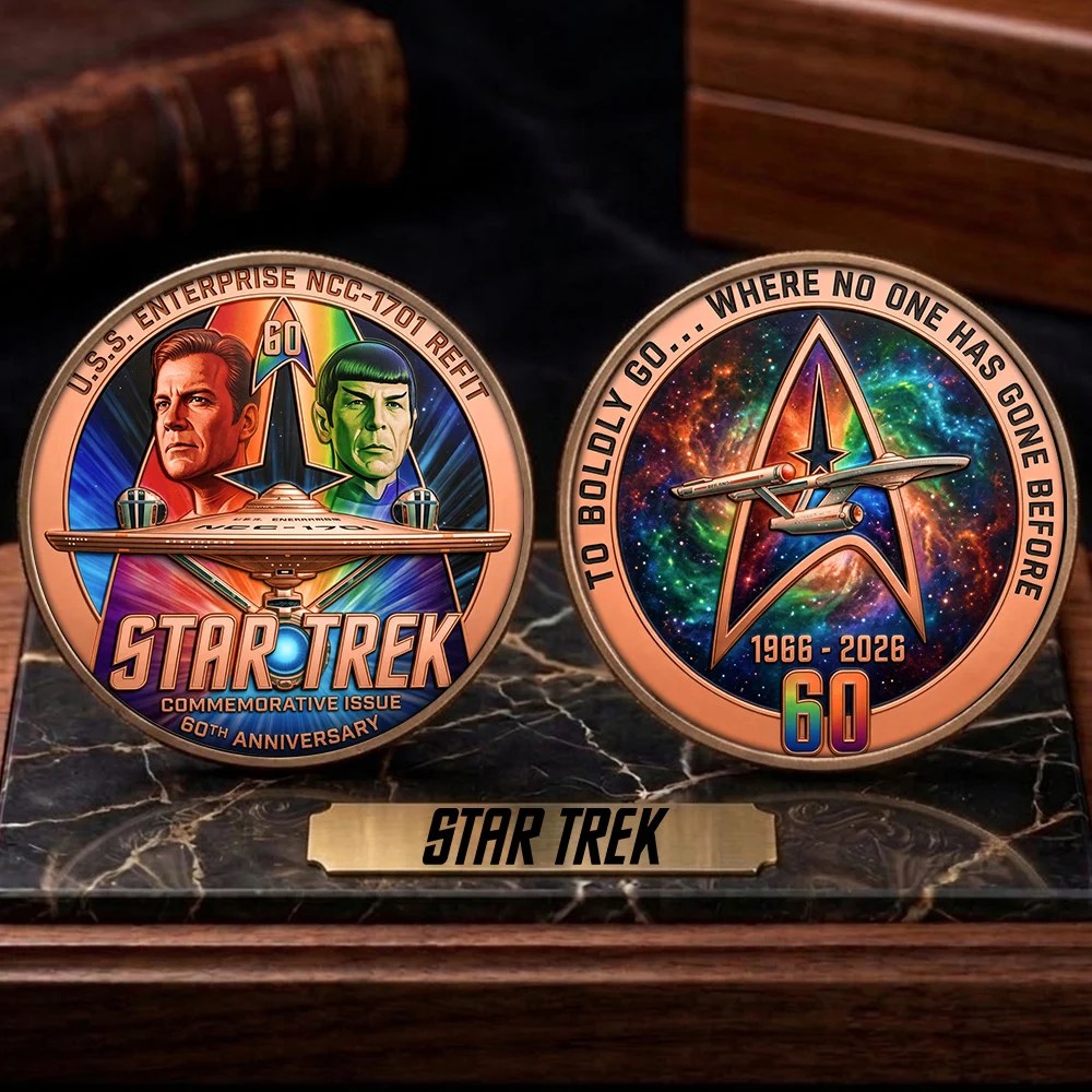 Star Trek 60th Anniversary Commemorative Coin – TMTHU9558