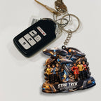 Star Trek 60th Anniversary Custom Shape 2-sided Keychain – MAITM14756