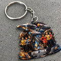 Star Trek 60th Anniversary Custom Shape 2-sided Keychain – MAITM14756