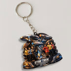 Star Trek 60th Anniversary Custom Shape 2-sided Keychain – MAITM14756