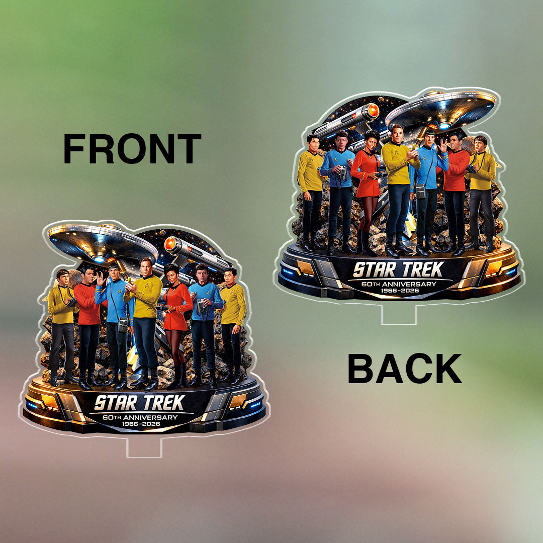 Star Trek 60th Anniversary Custom Shape Spring Acrylic Standee – HOATT17764