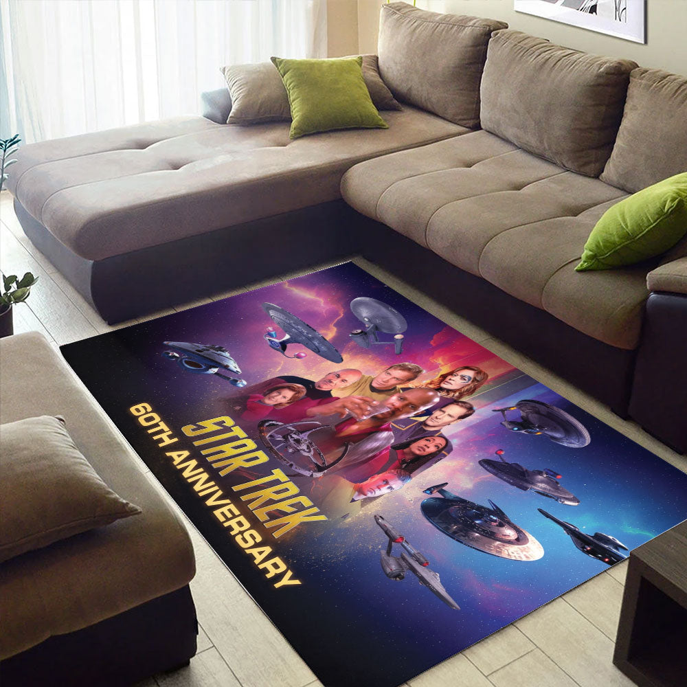 Star Trek 60th Anniversary Rectangular Rug – TMTHU7209