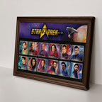 Star Trek 60th Anniversary Canvas With Inner Frame – TMTHU5203