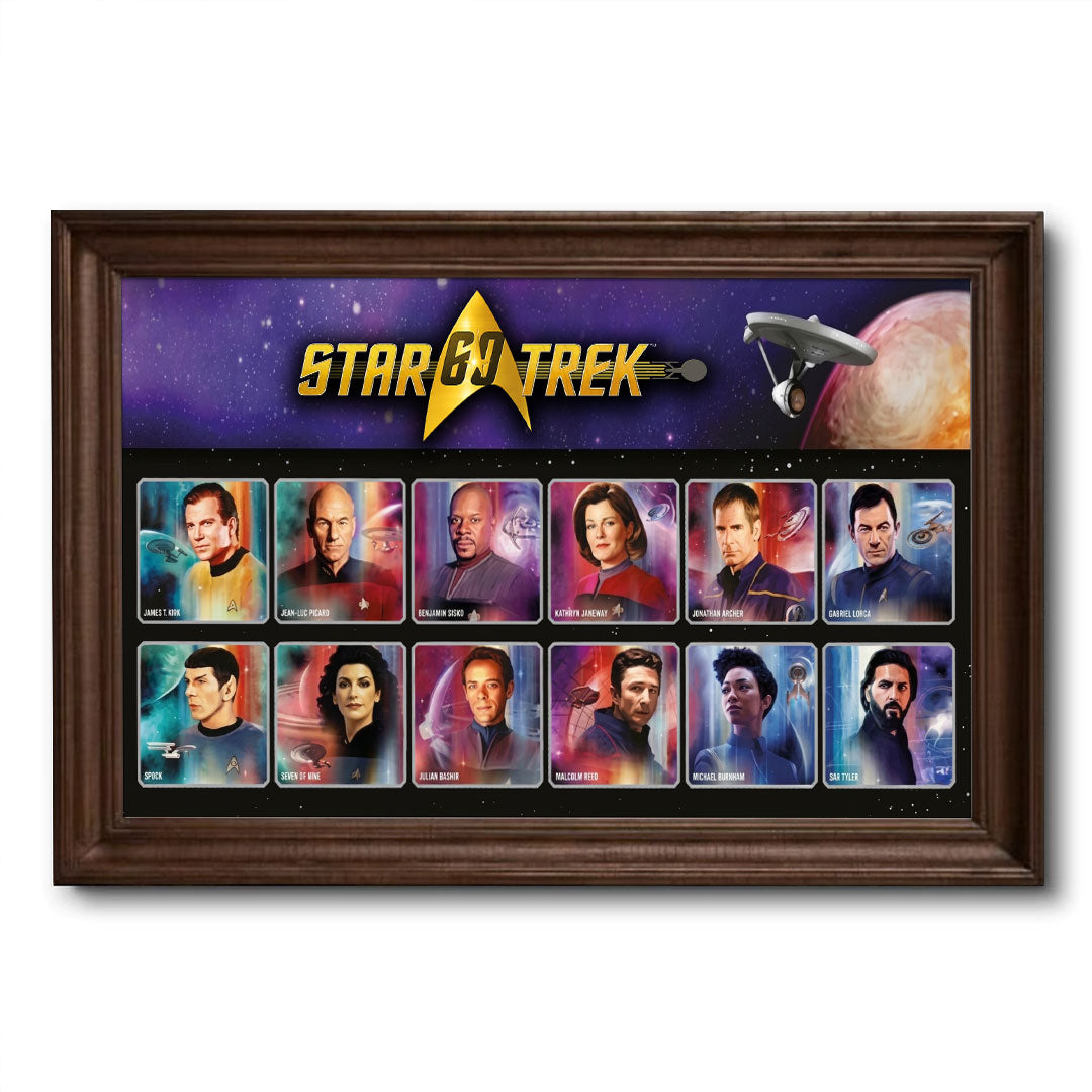 Star Trek 60th Anniversary Canvas With Inner Frame – TMTHU5203