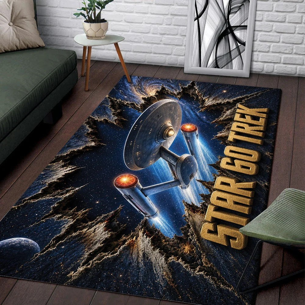 Star Trek 60th Anniversary Rectangular Rug – TMTHU9308
