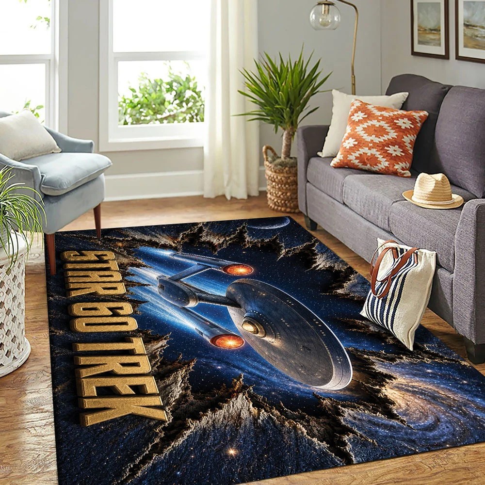 Star Trek 60th Anniversary Rectangular Rug – TMTHU9308