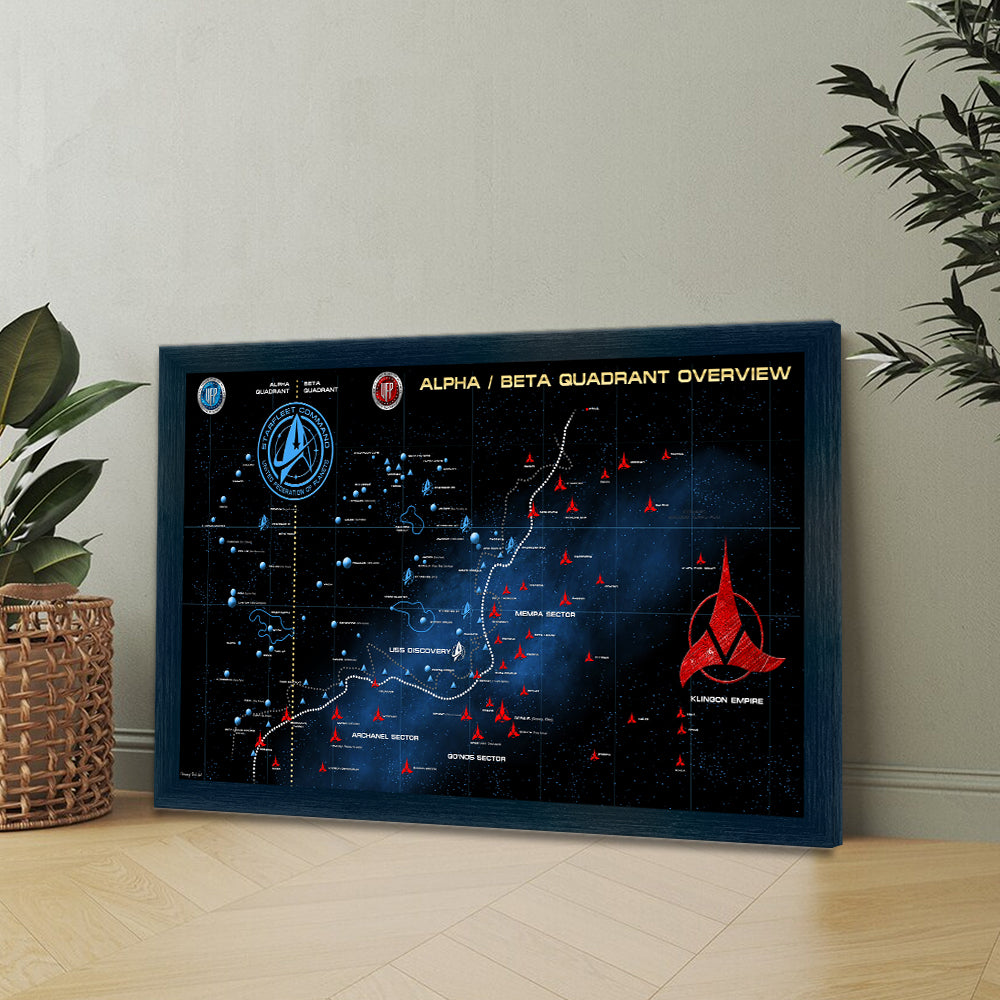 Star Trek Rectangle Canvas With Inner Frame – TMTHU6681