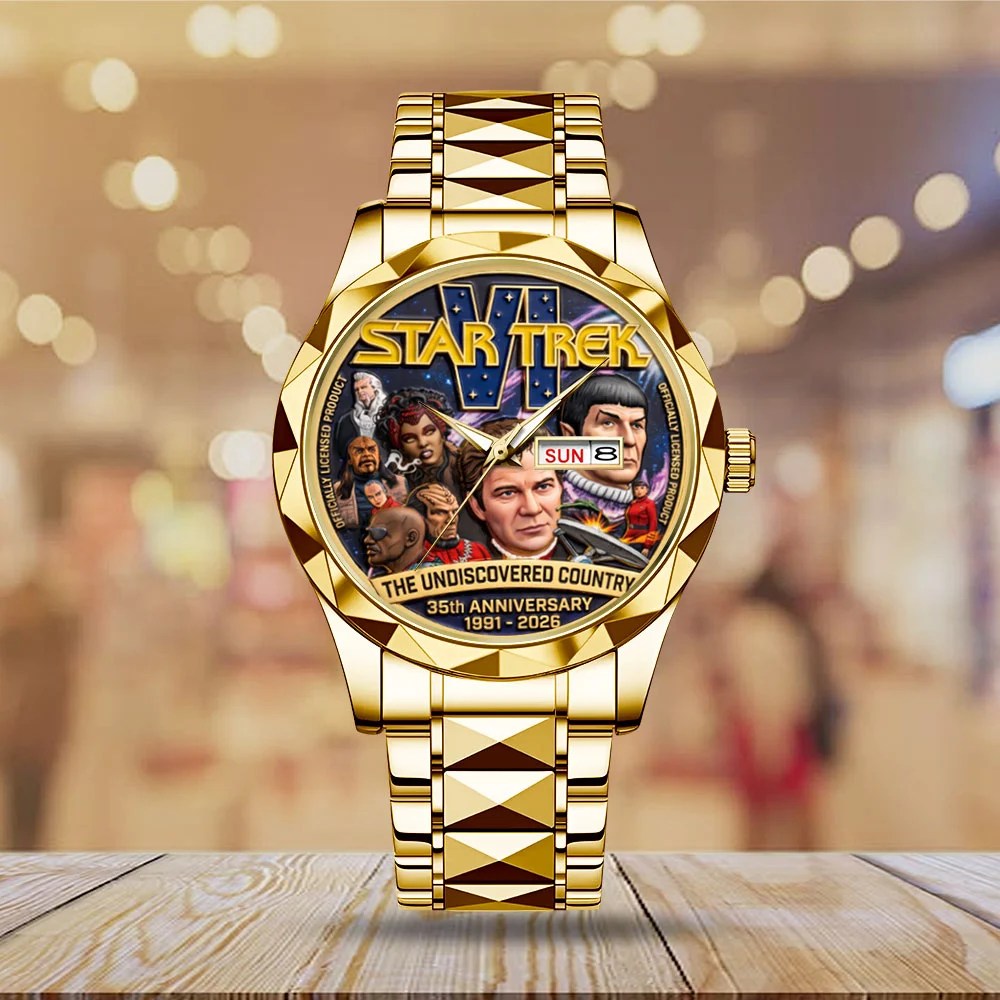 Star Trek VI: The Undiscovered Country 35th Anniversary Alloy Luxury Quartz Watch – TMTHU9189