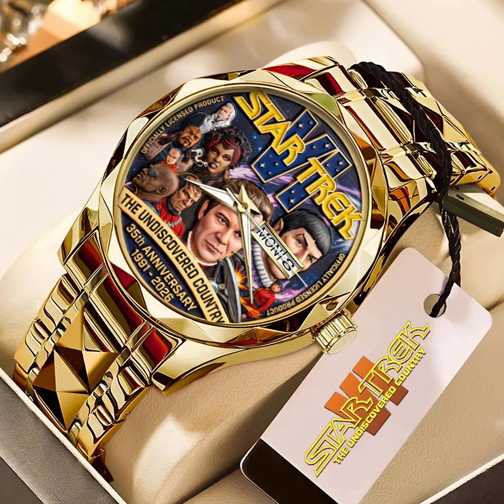 Star Trek VI: The Undiscovered Country 35th Anniversary Alloy Luxury Quartz Watch – TMTHU9189