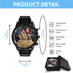 Star Trek Voyager Black Stainless Steel Watch - TMTHU7499