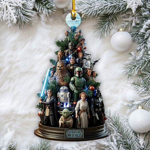 Star Wars Custom Shape 2-sided Acrylic Ornament – HOATT14683