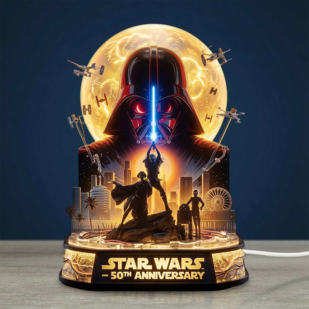 Star Wars 50th Anniversary 2026 Custom Shape Acrylic Light Box – TMTHU6631