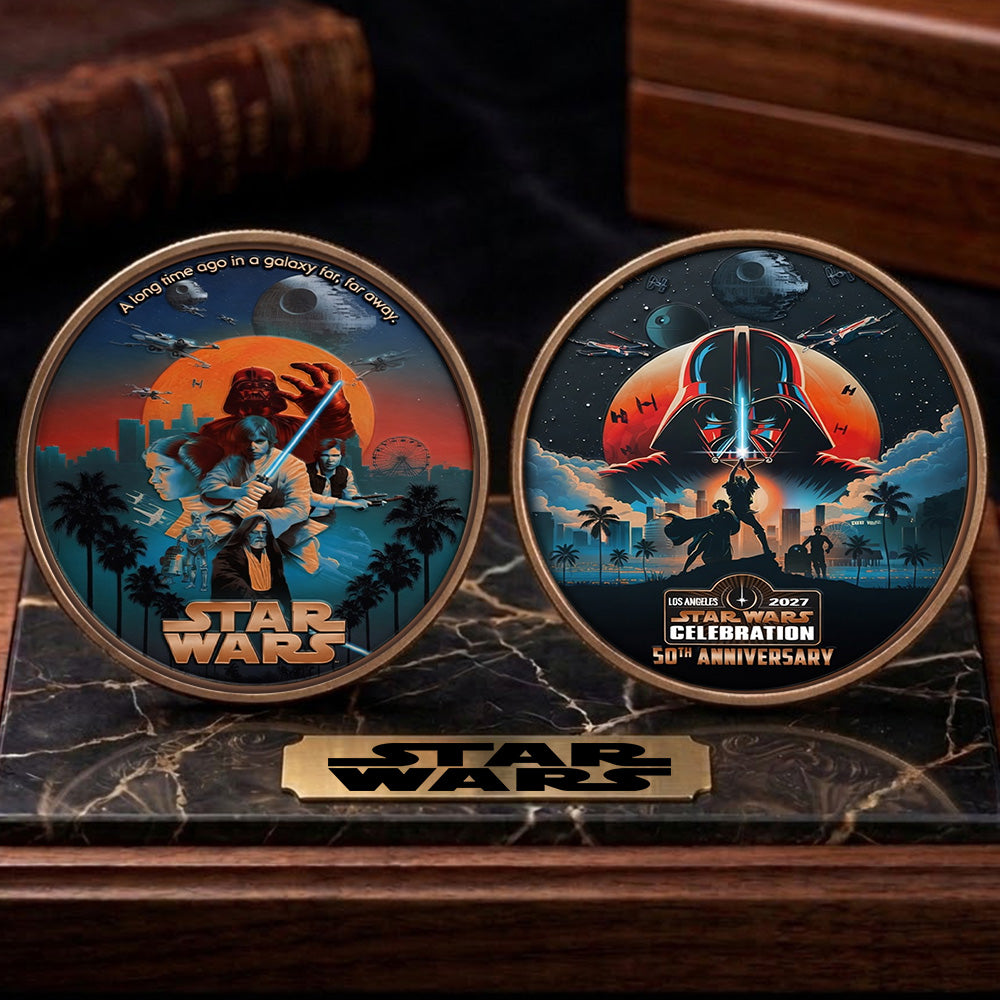 Star Wars 50th Anniversary 2027 Commemorative Coin – TMTHU6277