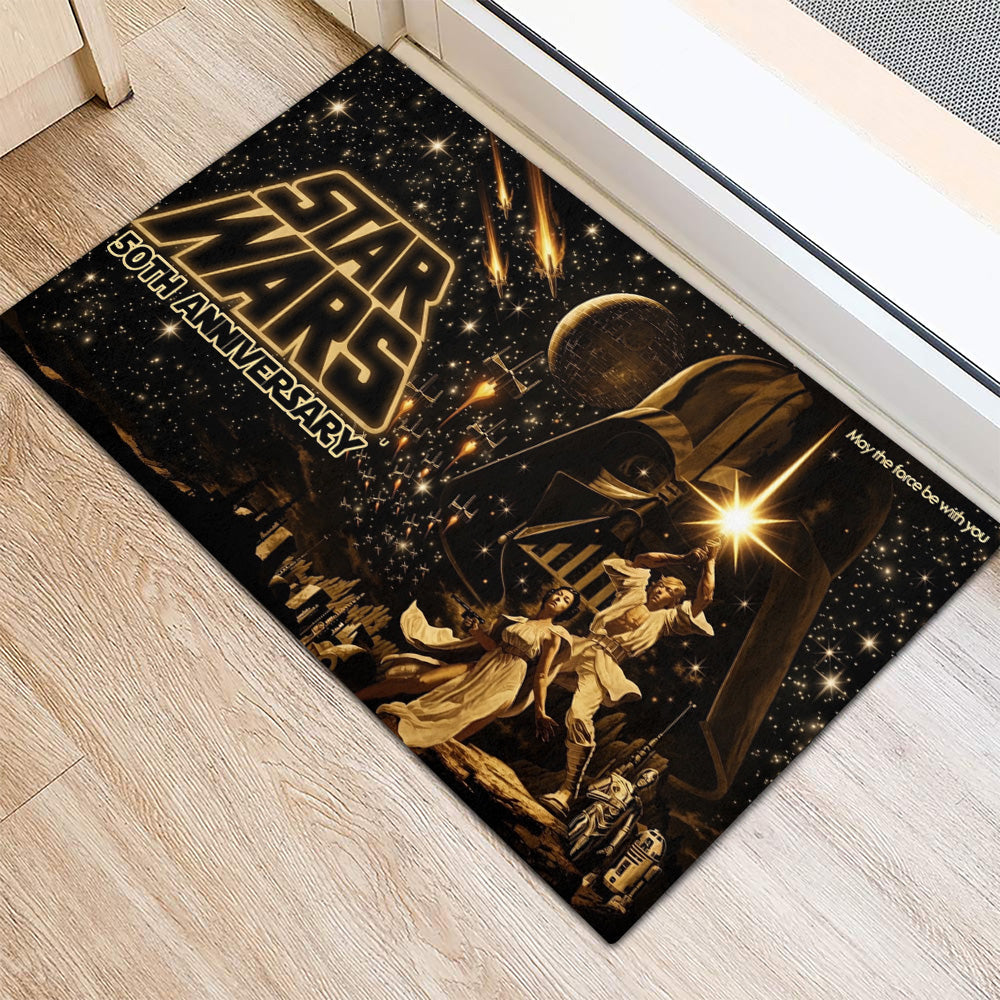 Star Wars 50th Anniversary 2027 Custom Doormat – TMTHU5609