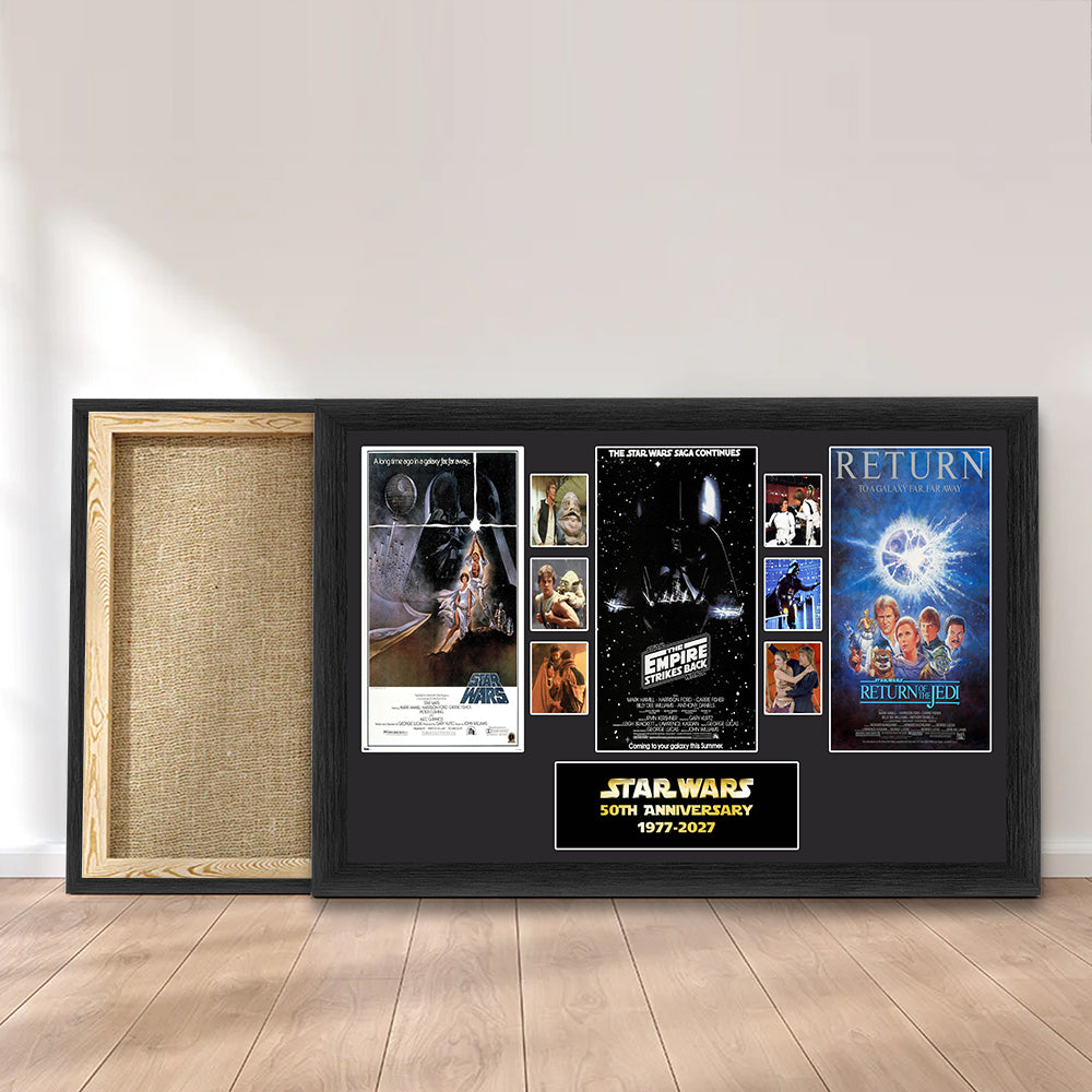 Star Wars 50th Anniversary 2027 Rectangle Canvas With Inner Frame – TMTHU5143