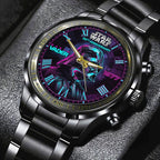 Star Wars 50th Anniversary Black Stainless Steel Watch - TMTHU7370