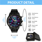 Star Wars 50th Anniversary Black Stainless Steel Watch - TMTHU7370