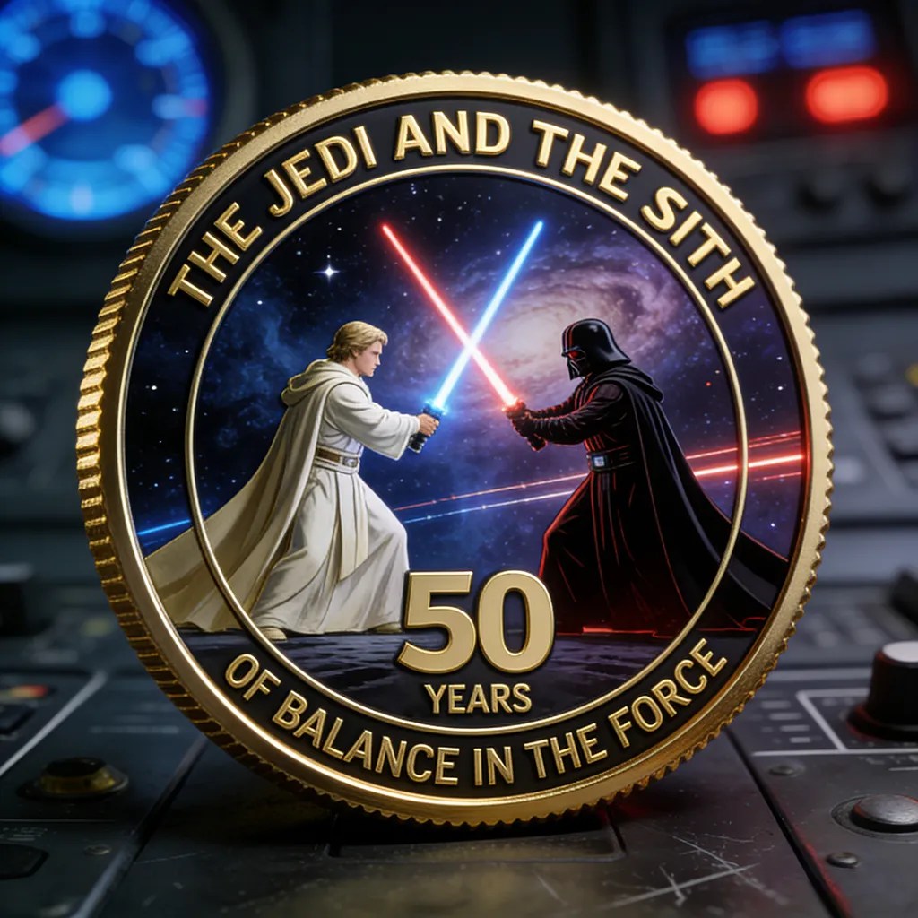 Star Wars 50th Anniversary Commemorative Coin – GNENEW826