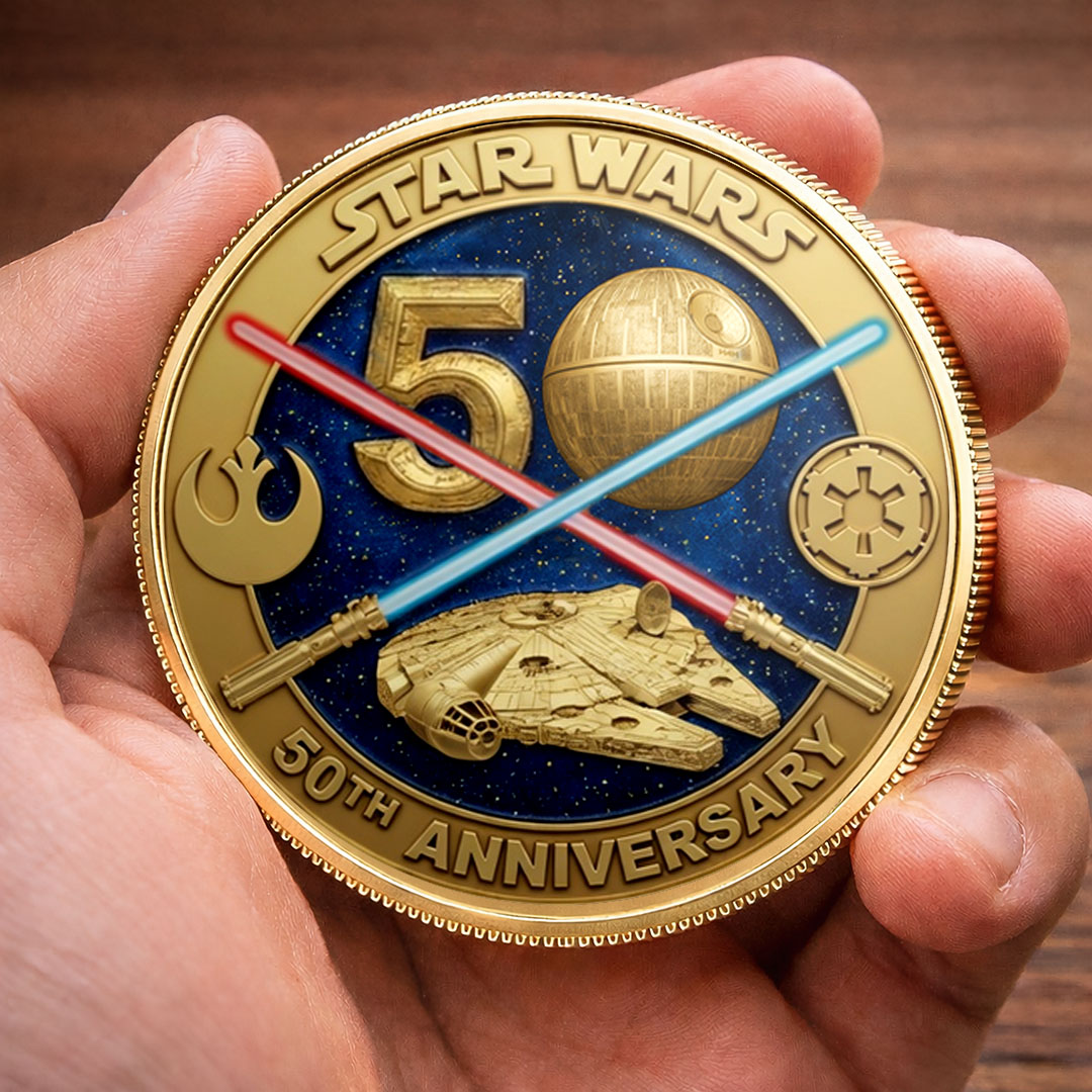 Star Wars 50th Anniversary Commemorative Coin – TMTHU5418