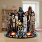 Star Wars 50th Anniversary Custom Shape Acrylic Plaque – TMTHU5920