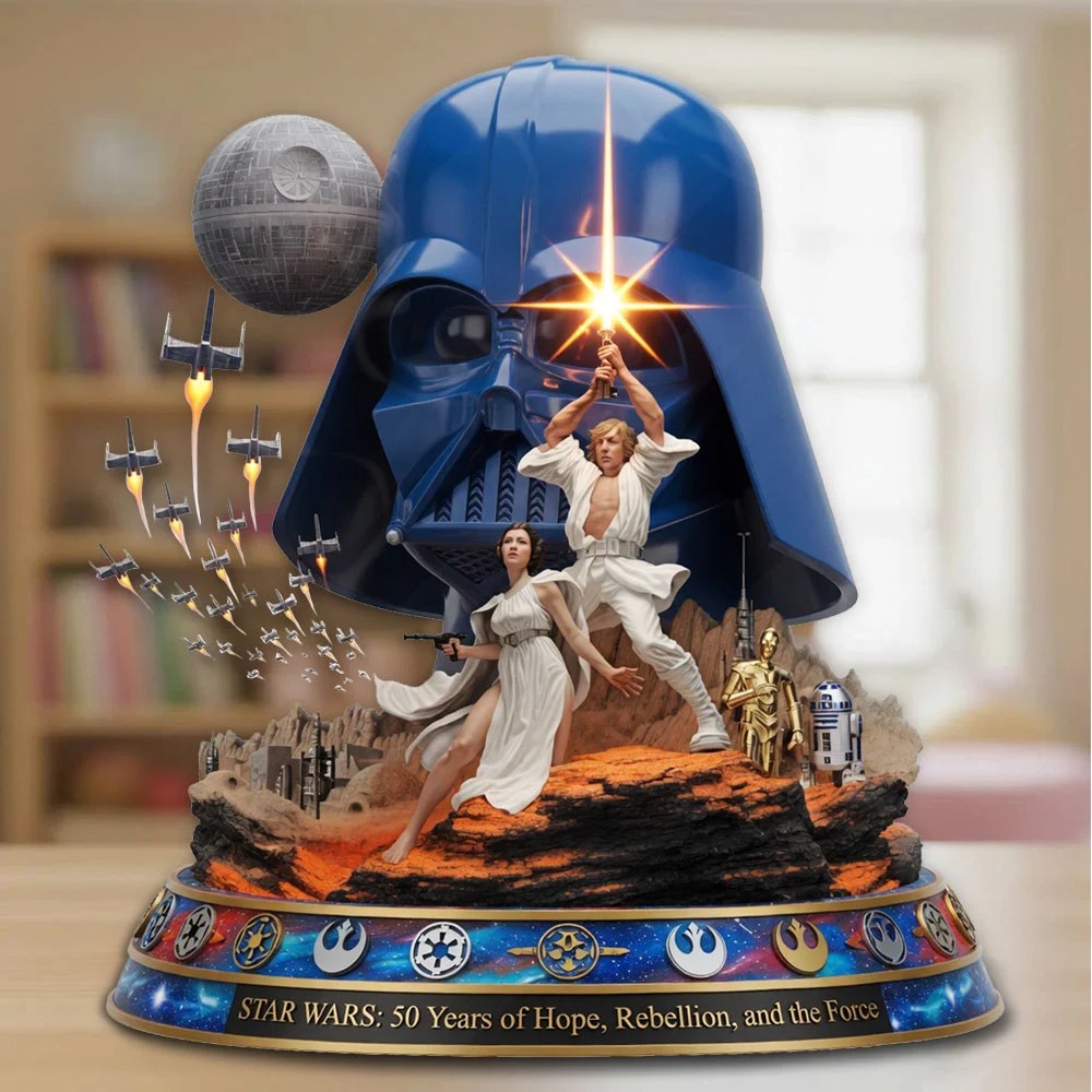 Star Wars 50th Anniversary Custom Shape Acrylic Plaque – TMTHU9063