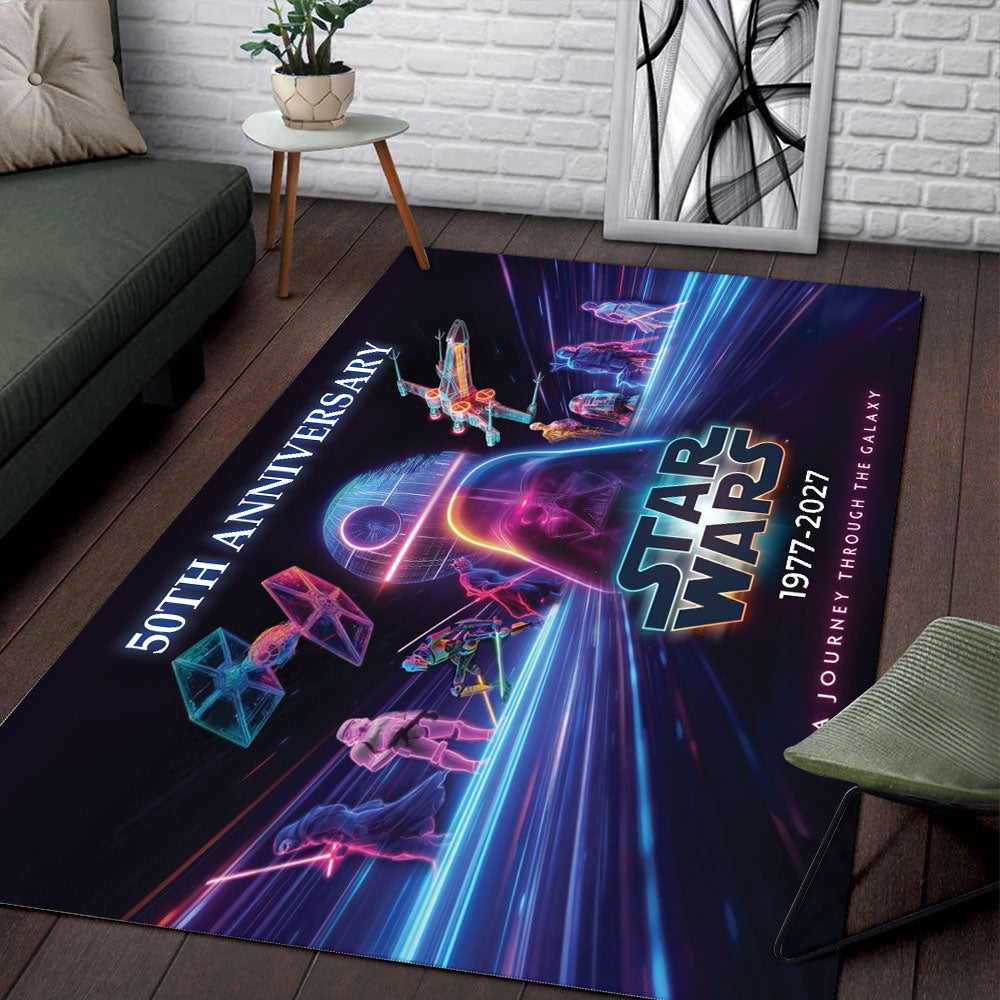 Star Wars 50th Anniversary Rectangular Rug – TMTHU7865